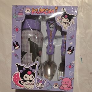 Kuromi Purple Utensil Set